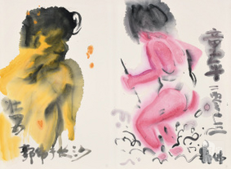 郭伟  GUO WEI (b.1960) 壮男 童年  Childhood - 图1